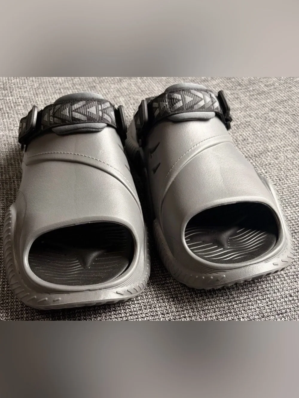 Men's COFACE Orthotic Mules Recovery Sandals Black Size 10
